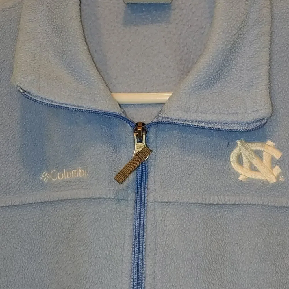 Girls Columbia UNC Tar Heels fleece jackets Sz 18/20